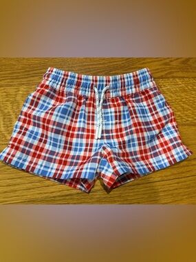 TBBC  Red Lawn Party tortola swim trunks